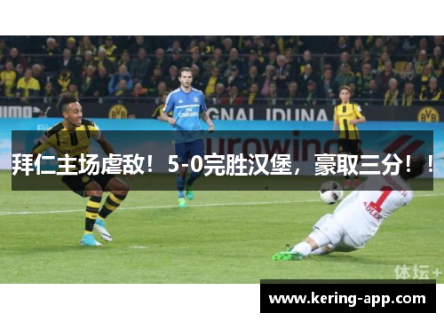 拜仁主场虐敌！5-0完胜汉堡，豪取三分！！